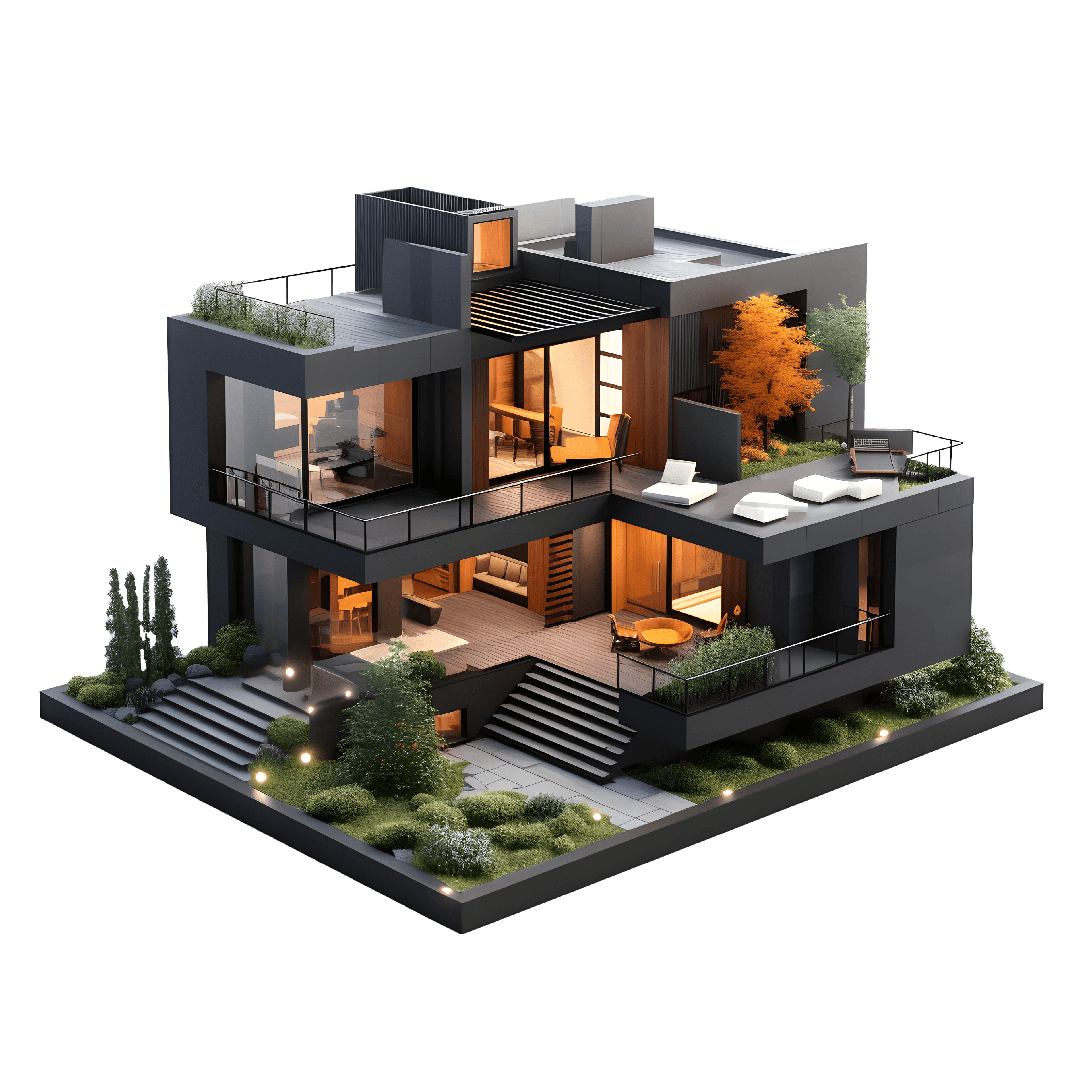 Modern luxury house
